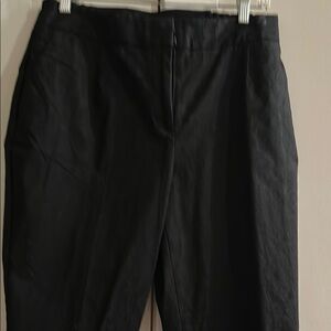 Talbots tapestry curvy black on black Pants